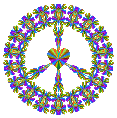 colorful animated peace sign colorful animated peace sign