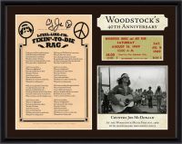 SIGNED BY COUNTRY JOE MCDONALD