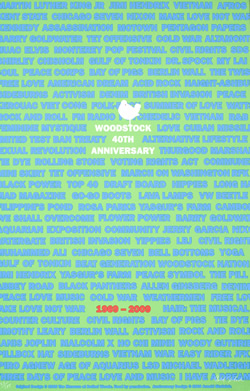 woodstock 40th anniversary poster