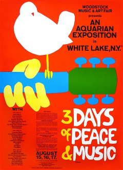 Woodstock poster on sale